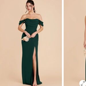 ISO: Chiffon Birdy Grey Dress in Emerald